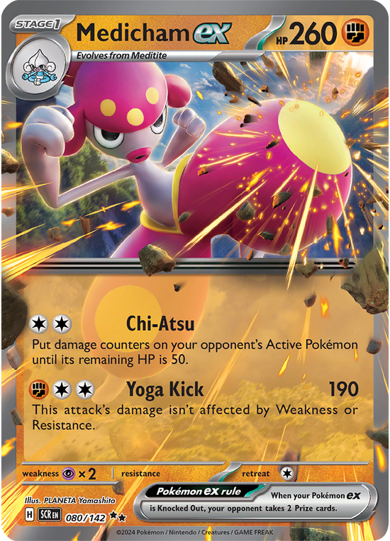 Medicham ex 080/142 - Double Rare (ESPAÑOL)