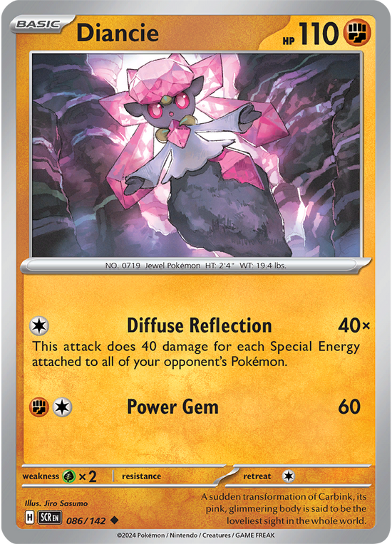 Diancie 086/142 - Uncommon - Reverse Holo