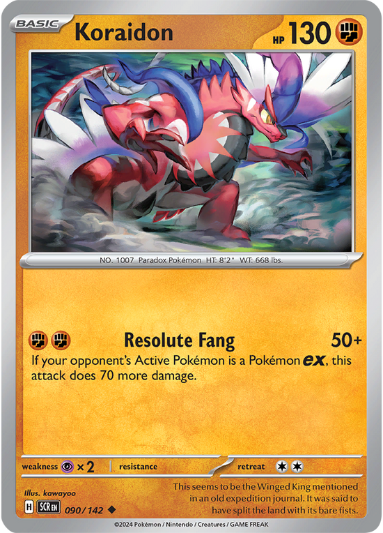 Koraidon 090/142 - Uncommon - Reverse Holo