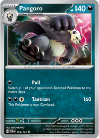 Pangoro 093/142 - Uncommon - Reverse Holo-Kantocards
