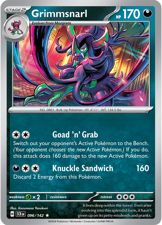 Grimmsnarl 096/142 - Rare - Holo