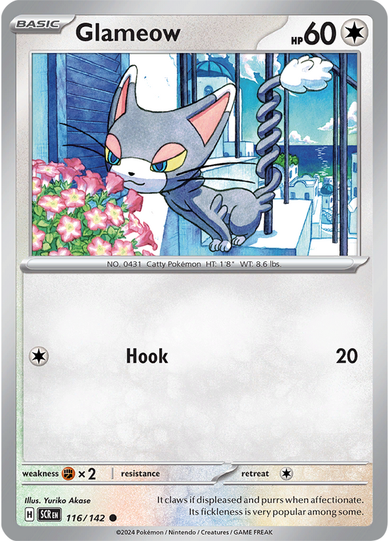 Glameow 116/142 - Common - Reverse Holo