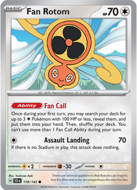 Fan Rotom 118/142 - Common - Reverse Holo-Kantocards