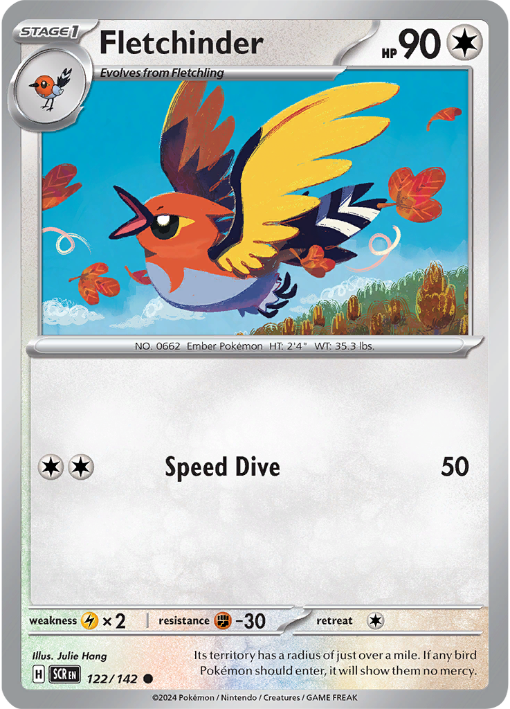 Fletchinder 122/142 - Common - Reverse Holo