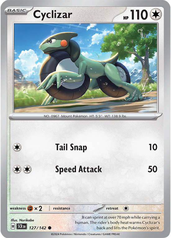 Cyclizar 127/142 - Common - Reverse Holo