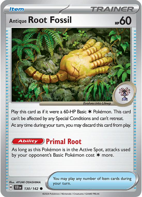 Antique Root Fossil 130/142 - Common