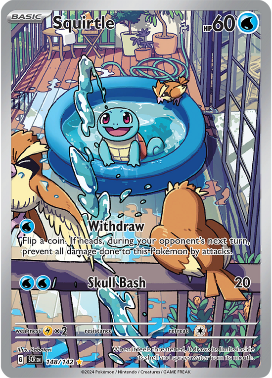 Squirtle 148/142 - Illustration Rare (español)