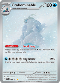 Crabominable 149/142 - Illustration Rare-Kantocards