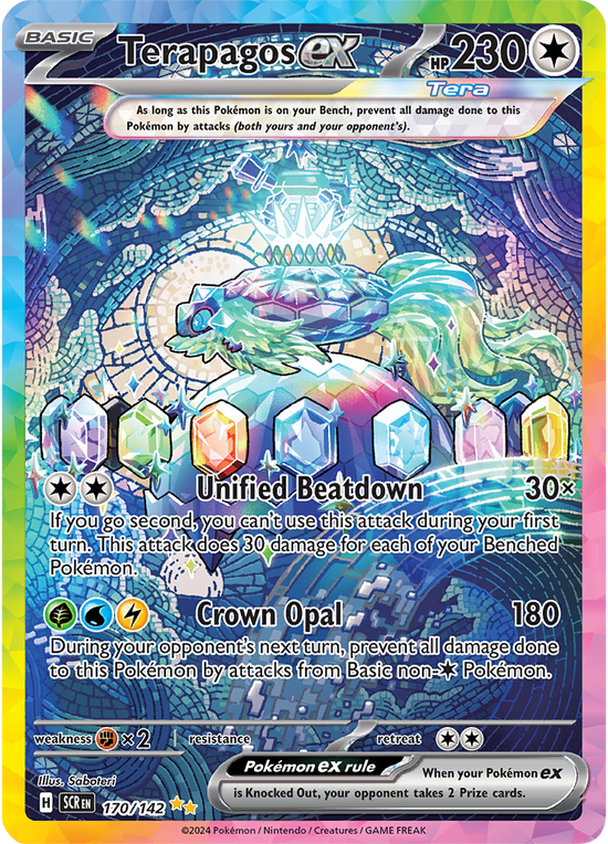Terapagos ex 170/142 - Special Illustration Rare (DAMAGED)