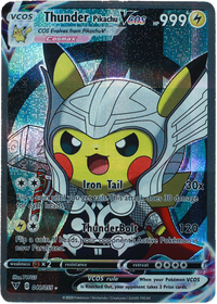 Pikachu Thor (Carta custom no original)-Kantocards