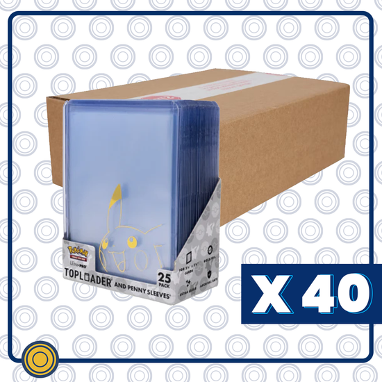 CASE Toploaders Pikachu (25 Top loader+25 sleeves)