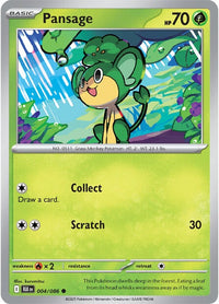 Pansage 004/086 - Common - Reverse Holo-Kantocards