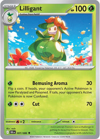 Lilligant 007/086 - Uncommon - Reverse Holo-Kantocards