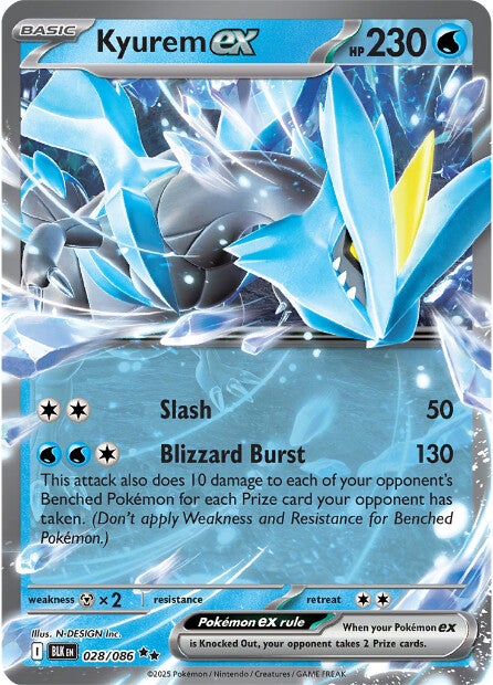 Kyurem ex 028/086 - Double Rare