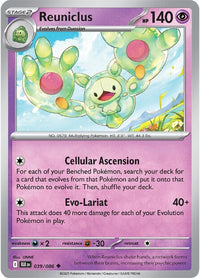 Reuniclus 039/086 - Uncommon - Reverse Holo-Kantocards