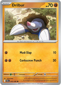 Drilbur 045/086 - Common - Reverse Holo-Kantocards