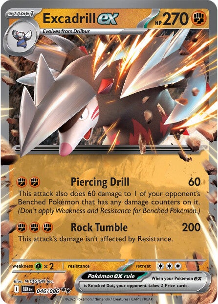 Excadrill ex 046/086 - Double Rare (español)