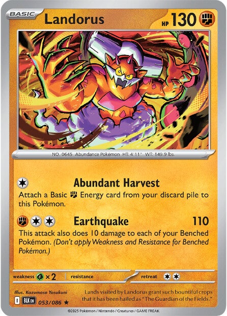 Landorus 053/086 - Rare - Reverse Holo