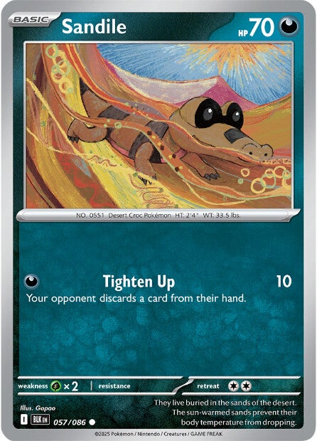 Sandile 057/086 - Common - Reverse Holo