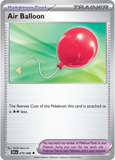 Air Balloon 079/086 - Uncommon - Reverse Holo-Kantocards