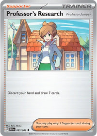 Professor's Research [Professor Juniper] 085/086 - Uncommon - Reverse Holo-Kantocards
