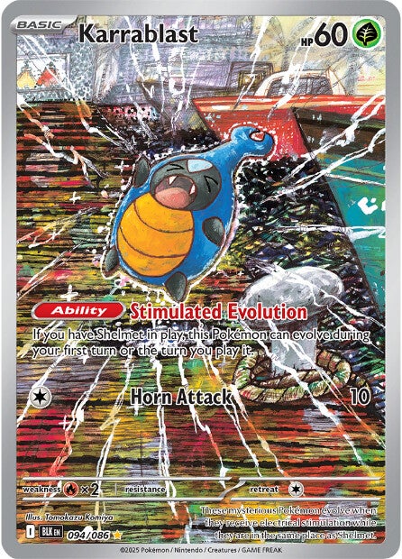 Karrablast 094/086 - Illustration Rare (Español)