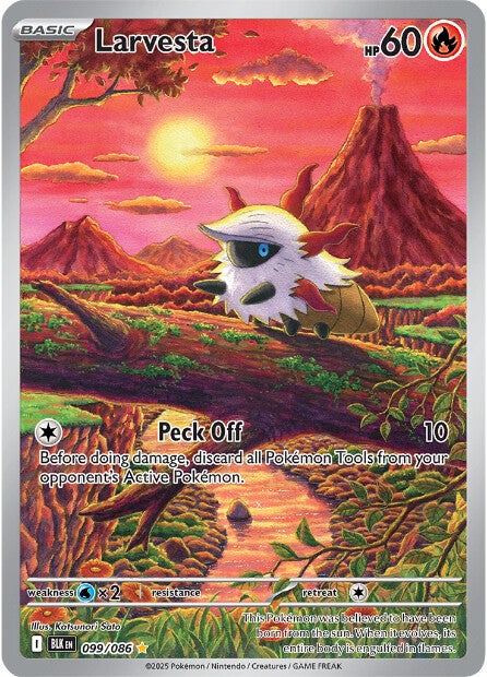 Larvesta 099/086 - Illustration Rare