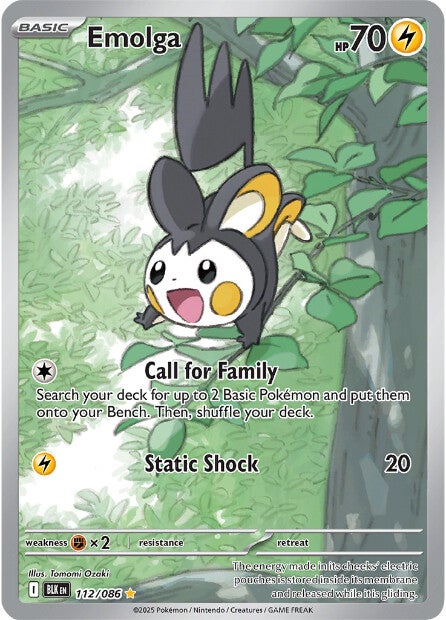 Emolga 112/086 - Illustration Rare