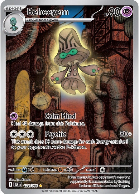 Beheeyem 121/086 - Illustration Rare