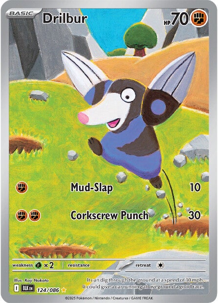 Drilbur 124/086 - Illustration Rare