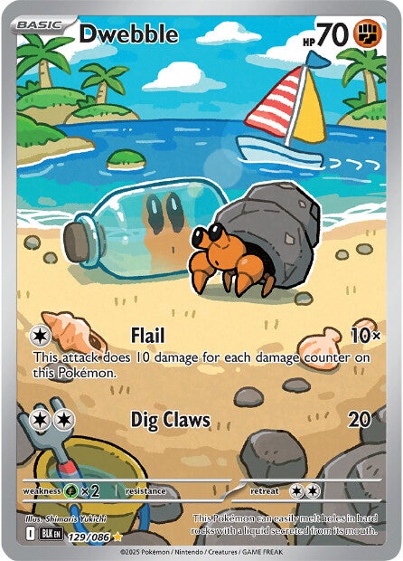 Dwebble 129/086 - Illustration Rare