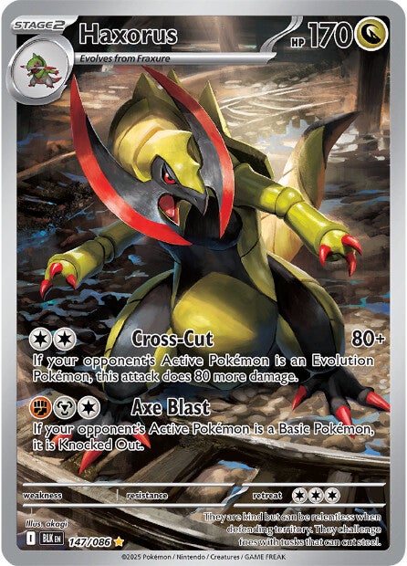 Haxorus 147/086 - Illustration Rare