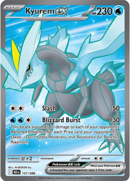 Kyurem ex 157/086 - Ultra Rare (español)