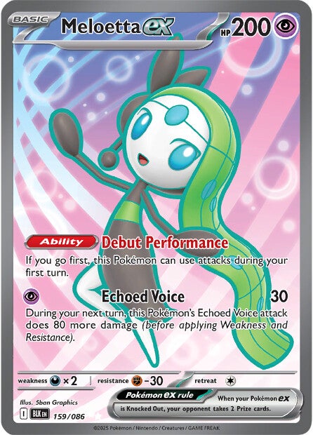 Meloetta ex 159/086 - Ultra Rare