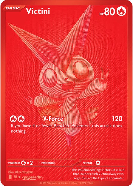 Victini 171/086 - Black White Rare-Kantocards