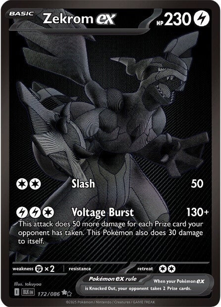 Zekrom ex 172/086 - Black White Rare