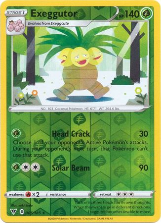 Exeggutor 005/185 - Holo Reverse