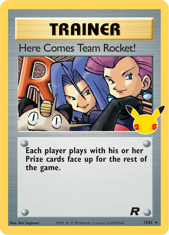 Here Comes Team Rocket! 15/82 (Celebrations)