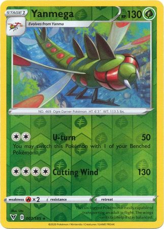 Yanmega  007/185  - Holo Reverse