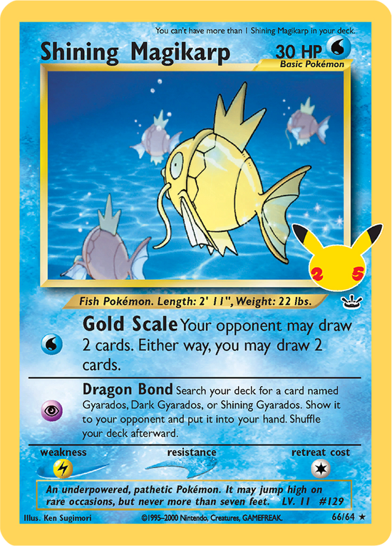 Shining Magikarp 66/64 (Celebrations)