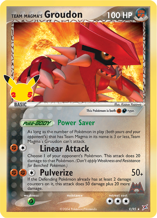 Team Magma's Groudon 9/95 (Celebrations)