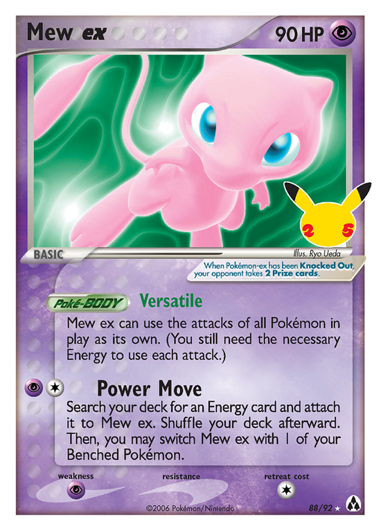 Mew ex 88/92 (Celebrations)