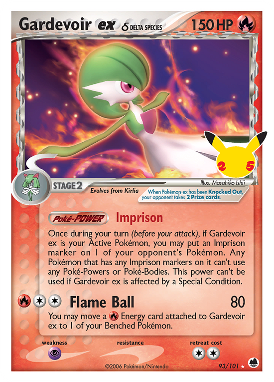 Gardevoir ex [Delta Species]  93/101 (Celebrations)