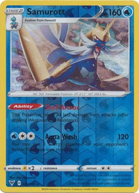 Samurott 035/185 - Holo Reverse-Kantocards