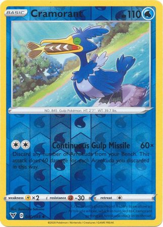 Cramorant 040/185 - Holo Reverse