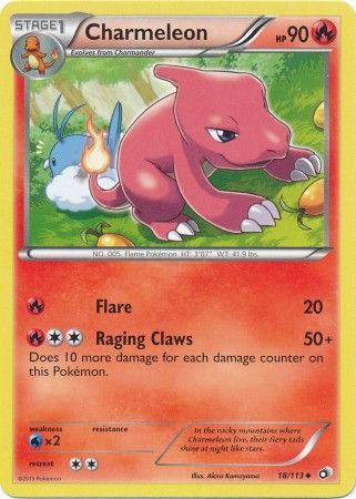 Charmeleon 18/113-Kantocards