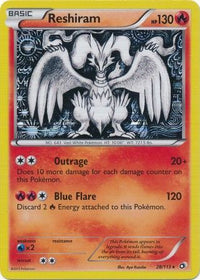 Reshiram 28/113-Kantocards