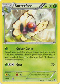 Butterfree 3/106-Kantocards