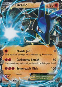 Lucario EX 54/111-Kantocards