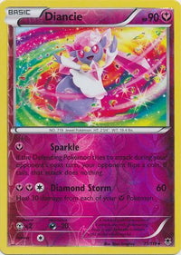 Diancie 71/119 - Reverse Holo-Kantocards
